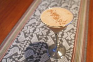 Luscious Brandy Alexander cocktail